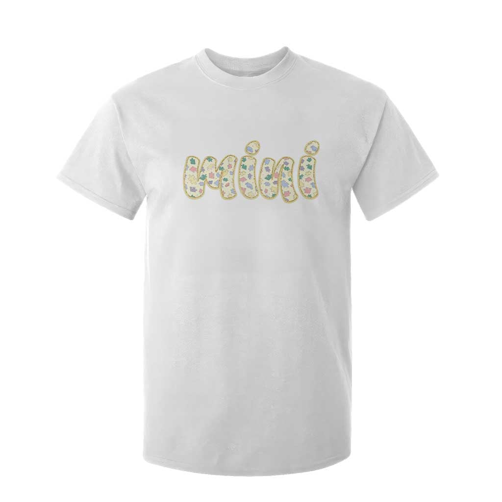 Autism Mini T Shirt For Kid Autism Awareness Mental Health Puzzle Glitter Print TS11 White Print Your Wear