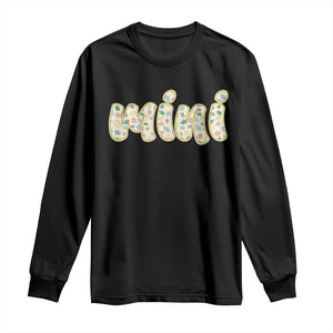 Autism Mini Long Sleeve Shirt Autism Awareness Mental Health Puzzle Glitter Print TS11 Black Print Your Wear