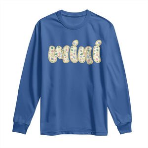 Autism Mini Long Sleeve Shirt Autism Awareness Mental Health Puzzle Glitter Print TS11 Royal Blue Print Your Wear