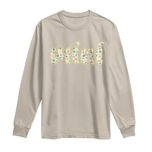 Autism Mini Long Sleeve Shirt Autism Awareness Mental Health Puzzle Glitter Print TS11 Sand Print Your Wear