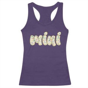 Autism Mini Racerback Tank Top Autism Awareness Mental Health Puzzle Glitter Print TS11 Purple Print Your Wear