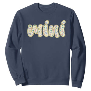 Autism Mini Sweatshirt Autism Awareness Mental Health Puzzle Glitter Print TS11 Navy Print Your Wear