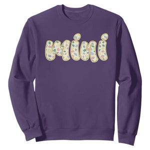 Autism Mini Sweatshirt Autism Awareness Mental Health Puzzle Glitter Print TS11 Purple Print Your Wear
