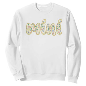 Autism Mini Sweatshirt Autism Awareness Mental Health Puzzle Glitter Print TS11 White Print Your Wear