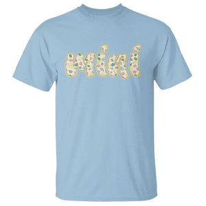 Autism Mini T Shirt Autism Awareness Mental Health Puzzle Glitter Print TS11 Light Blue Print Your Wear