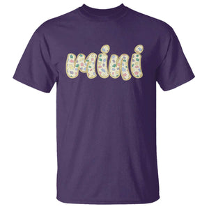 Autism Mini T Shirt Autism Awareness Mental Health Puzzle Glitter Print TS11 Purple Print Your Wear