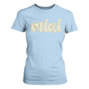 Autism Mini T Shirt For Women Autism Awareness Mental Health Puzzle Glitter Print TS11 Light Blue Print Your Wear