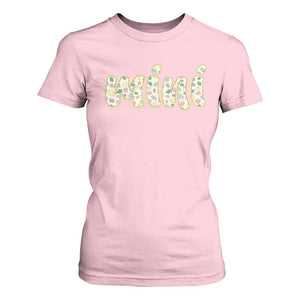 Autism Mini T Shirt For Women Autism Awareness Mental Health Puzzle Glitter Print TS11 Light Pink Print Your Wear