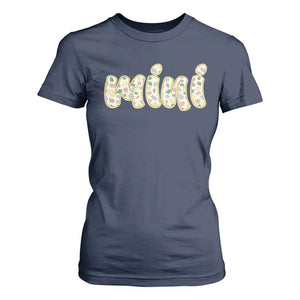 Autism Mini T Shirt For Women Autism Awareness Mental Health Puzzle Glitter Print TS11 Navy Print Your Wear