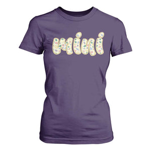 Autism Mini T Shirt For Women Autism Awareness Mental Health Puzzle Glitter Print TS11 Purple Print Your Wear