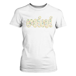 Autism Mini T Shirt For Women Autism Awareness Mental Health Puzzle Glitter Print TS11 White Print Your Wear