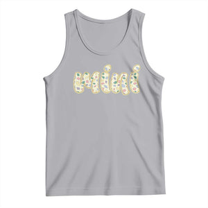 Autism Mini Tank Top Autism Awareness Mental Health Puzzle Glitter Print TS11 Athletic Heather Print Your Wear
