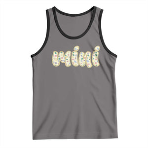 Autism Mini Tank Top Autism Awareness Mental Health Puzzle Glitter Print TS11 Deep Heather Black Print Your Wear