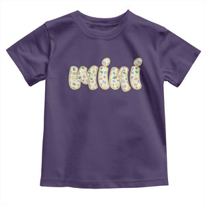 Autism Mini Toddler T Shirt Autism Awareness Mental Health Puzzle Glitter Print TS11 Purple Print Your Wear