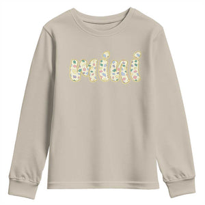 Autism Mini Youth Sweatshirt Autism Awareness Mental Health Puzzle Glitter Print TS11 Sand Print Your Wear