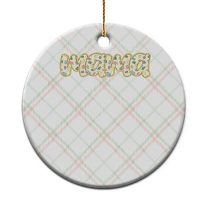 Autism Mama Ceramic Ornament Autism Awareness Mental Health Puzzle Glitter Print TS11 1pc Christmas Plaid Print Your Wear