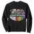 Celebrate The Spectrum Neurodiversity Sweatshirt Flower Autism Awareness ASD ADHD TS11 Black Print Your Wear
