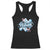 Autism Mama Coquette Puzzle Piece Pink Bow Racerback Tank Top TS11 Black Print Your Wear