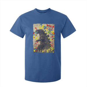 Funny Autism Awareness Japanese Giant Monster T Shirt For Kid Colorful Puzzles TS11 Royal Blue Print Your Wear