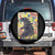 Funny Autism Awareness Japanese Giant Monster Spare Tire Cover Colorful Puzzles TS11 No hole Black Print Your Wear