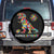 Funny Autism Awareness Embrace Differences Spare Tire Cover Puzzle Dinosaur TS11 No hole Black Print Your Wear