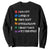 Funny Autism Awareness Sweatshirt Always Unique Totally Intelligent Sometimes Mysterious TS11 Black Print Your Wear
