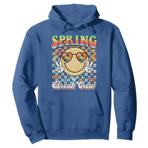 Funny Spring Break Crew Hoodie Spring Vacation Beach Family Matching TS11 Royal Blue Print Your Wear