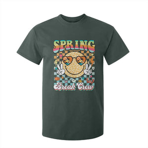 Funny Spring Break Crew T Shirt For Kid Spring Vacation Beach Family Matching TS11 Dark Forest Green Print Your Wear