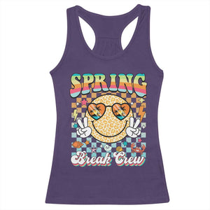 Funny Spring Break Crew Racerback Tank Top Spring Vacation Beach Family Matching TS11 Purple Print Your Wear