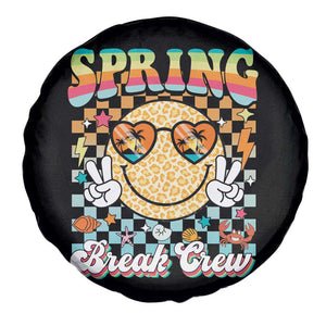 Funny Spring Break Crew Spare Tire Cover Spring Vacation Beach Family Matching TS11 Print Your Wear