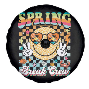 Funny Spring Break Crew Spare Tire Cover Spring Vacation Beach Family Matching TS11 Print Your Wear