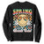 Funny Spring Break Crew Sweatshirt Spring Vacation Beach Family Matching TS11 Black Print Your Wear