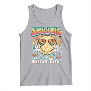 Funny Spring Break Crew Tank Top Spring Vacation Beach Family Matching TS11 Athletic Heather Print Your Wear