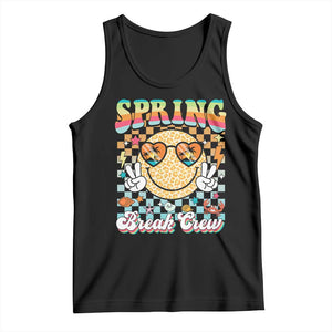 Funny Spring Break Crew Tank Top Spring Vacation Beach Family Matching TS11 Black Print Your Wear