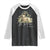He Is Risen Raglan Shirt Christian Religious Easter Day Bible Verse Sheep TS11 Black White Print Your Wear