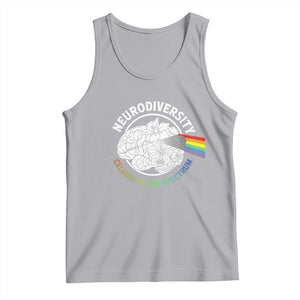 Neurodiversity Celebrate The Spectrum Tank Top Brain Autism Awareness ASD ADHD TS11 Athletic Heather Print Your Wear