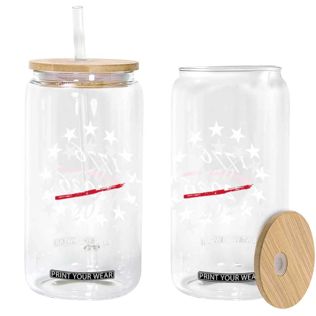 250 Years America Anniversary Glass Can 13 Stars 1776 2026 250th Independence Day TS11 Print Your Wear