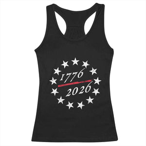 250 Years America Anniversary Racerback Tank Top 13 Stars 1776 2026 250th Independence Day TS11 Black Print Your Wear