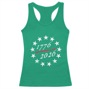 250 Years America Anniversary Racerback Tank Top 13 Stars 1776 2026 250th Independence Day TS11 Irish Green Print Your Wear