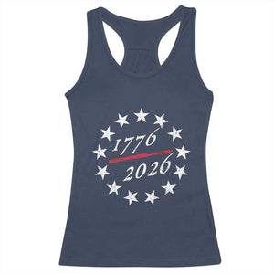 250 Years America Anniversary Racerback Tank Top 13 Stars 1776 2026 250th Independence Day TS11 Navy Print Your Wear