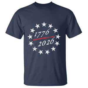 250 Years America Anniversary T Shirt 13 Stars 1776 2026 250th Independence Day TS11 Navy Print Your Wear