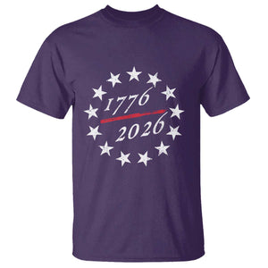 250 Years America Anniversary T Shirt 13 Stars 1776 2026 250th Independence Day TS11 Purple Print Your Wear
