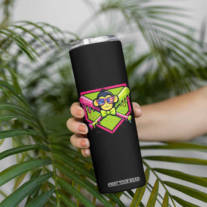 Party Monkey Baseball Drip Funny Animals Lover Skinny Tumbler TS11 Print Your Wear