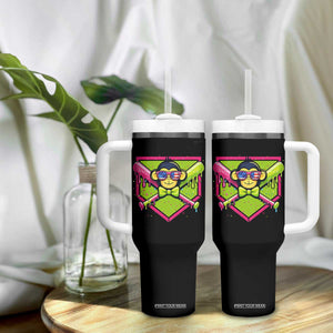 Party Monkey Baseball Drip Funny Animals Lover Tumbler With Handle TS11 Print Your Wear