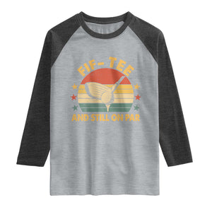 50th Birthday Golf Raglan Shirt Funny Fif Tee And Still On Par 50 Years Old TS11 Heather Gray Heather Charcoal Print Your Wear