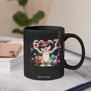 Funny Easter Day Six Seven 67 Bunny Boys Kids Coffee Mug TS11 Print Your Wear