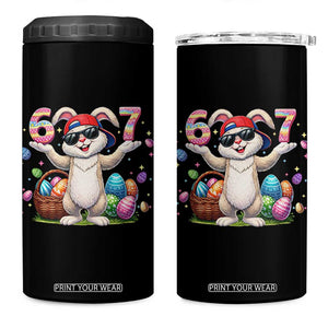 Funny Easter Day Six Seven 67 Bunny Boys Kids 4 in 1 Can Cooler Tumbler TS11 One Size: 16 oz Black Print Your Wear