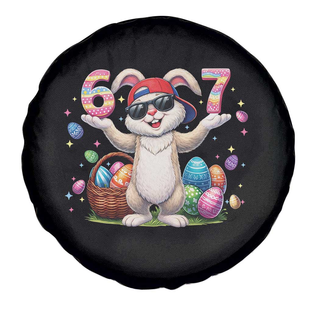 Funny Easter Day Six Seven 67 Bunny Boys Kids Spare Tire Cover TS11 Print Your Wear