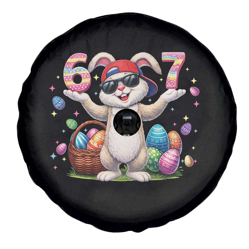 Funny Easter Day Six Seven 67 Bunny Boys Kids Spare Tire Cover TS11 Print Your Wear