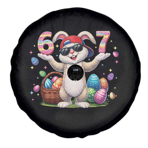 Funny Easter Day Six Seven 67 Bunny Boys Kids Spare Tire Cover TS11 Print Your Wear
